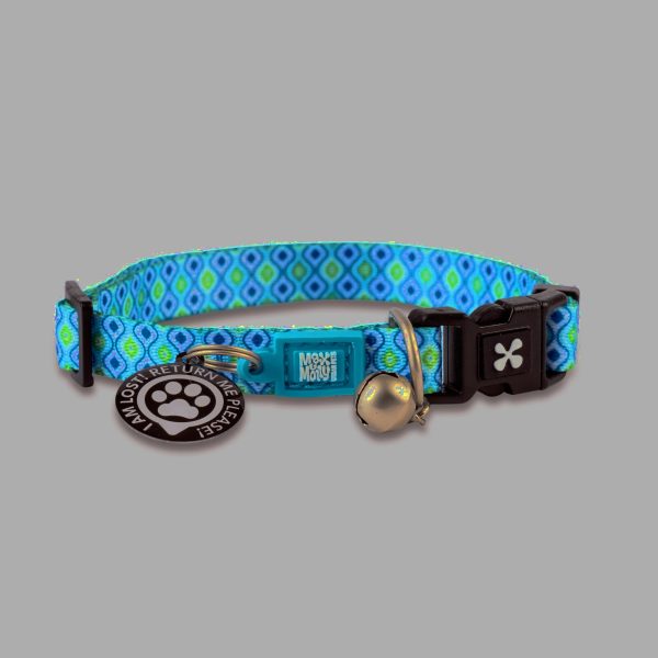 CAT HARNESS/LEASH RETRO BLUE
