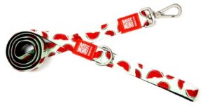 MM LEASH WATERMELON LARGE 1"W X 4'L