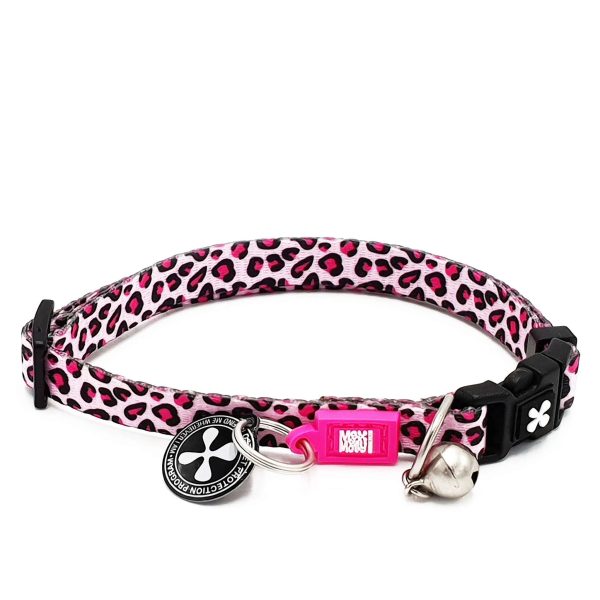 *MM PINK LEOPARD CAT COLLAR