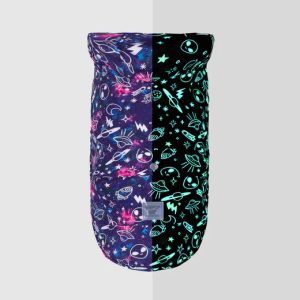 628284105176-1 GLOW IN THE DARK PICK ME PONCHO GALAXY