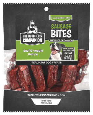 TBC BF/VEG SAUSAGE BITES 5.29O