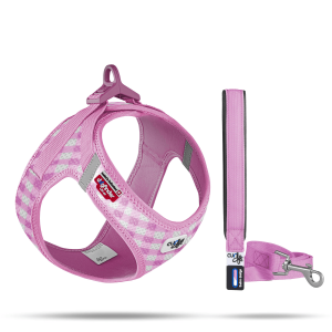 CURLI PINK CARO MED & LEASH L