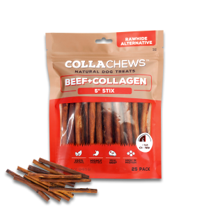 5" COLLA STICKS BEEF 25PK