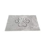 DIRTY DOG MED MAT SILVER GREY