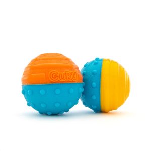 CRUNCH & SQUEAK BALL 2 PK MED
