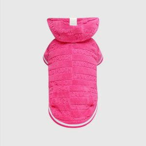BEACH BUM TOWEL HOODIE PINK 26