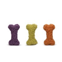HUGGLEFLEECE 12" ASST BONE 3PK
