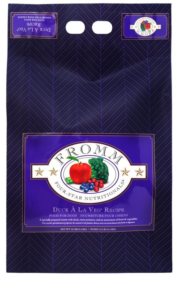 072705116232 FROMM 4-STAR DUCK A LA VEG RECIPE DOG