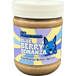 POOCHIE BTTR JAR BLUEBRY/PB 12