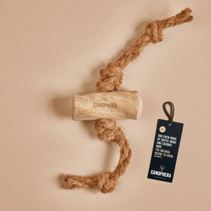 COFFEE WOOD ROPE CHEW