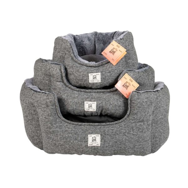 849670021195 FIR GREY ROUND BED 36X36X15