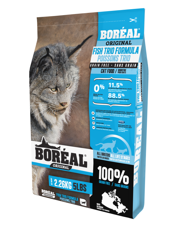 BOREAL CAT GRAIN FREE FISH TRIO FORMULA