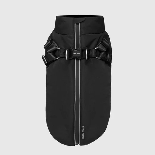 628284132592 CANADA POOCH COMPLETE CONTROL HARNESS WINTER JACKET BLACK