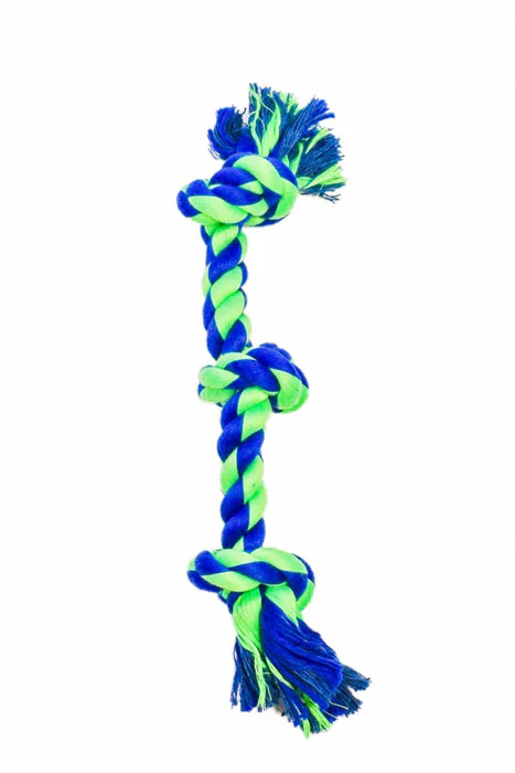 734663561508 AMZ 10"-3 KNOT BONE BLUE/GREEN