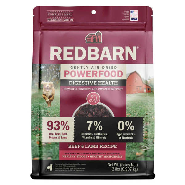 785184120378 REDBARN AIR DRIED BEEF&LAMB GUT HEALTH RECIPE
