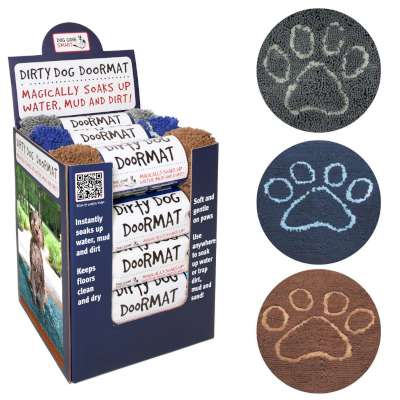DIRTY DOG MED MAT DISPLAY 15PC