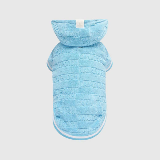 BEACH BUM TOWEL HOODIE BLUE 8