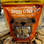 WAGGMORE DOGGY CRACK CHICKEN JERKY WITH SWEET POTATO 8OZ