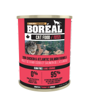 068856002289 BOREAL CAT CANS CHICKEN & SALMON 24/2.8OZ