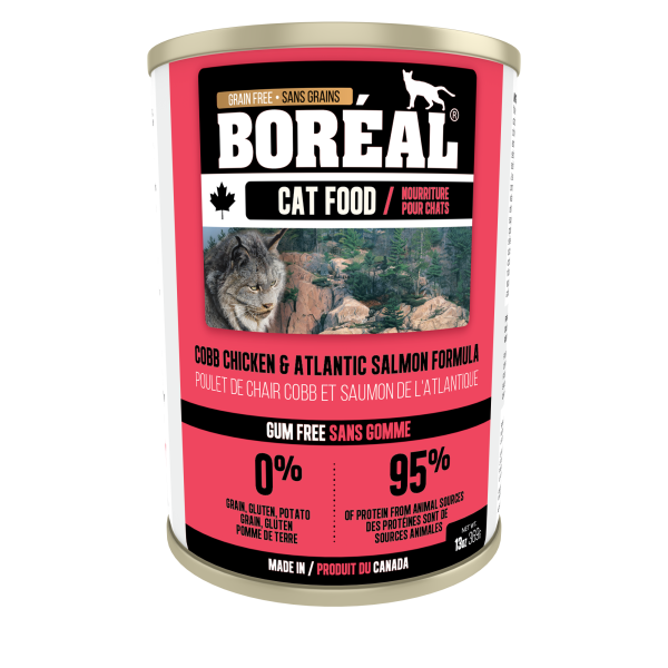 BOREAL CAT CANS CHICKEN & SALMON 24/5.5OZ