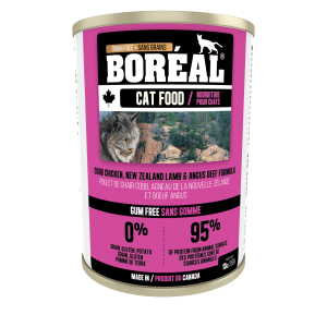 068856003750 BOREAL CAT CANS CHICKEN & LAMB & BEEF 24/5.5OZ