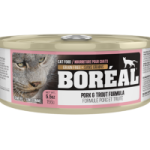 BOREAL CAT CANS PORK & TROUT 24/5.5OZ