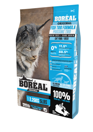 068856005075 BOREAL CAT GRAIN FREE FISH TRIO
