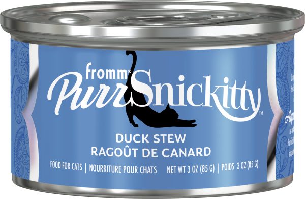 PURRSNICKITTY CAT DUCK STEW 3OZ CAT CANS