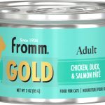 FROMM CAT GOLD CHICKEN/DUCK/SAMON 3OZ CANS