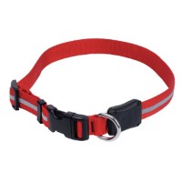094664037533 NITEDAWG SML RED LED COLLAR