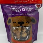 WAGGMORE DOGGY CRACK CHICKEN JERKY APPLE/BLUBERRY 8OZ