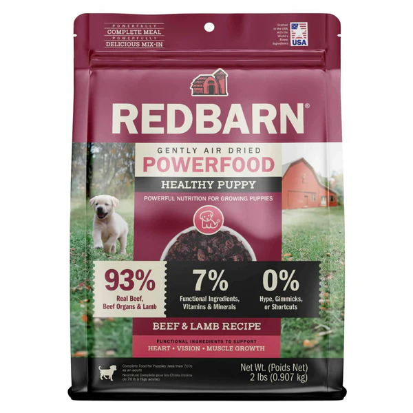 REDBARN AIR DRIED BEEF&LAMB PUPPY RECIPE