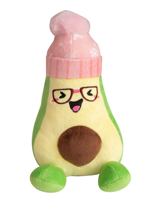 SNUG AVOCADO IN WINTER HAT