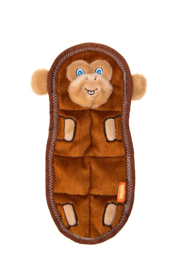GRWL ZOO MATZ MONKEY BROWN