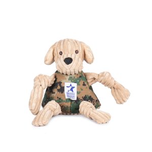 813168012767 WCC CAMO YELLOW LAB KNOTTIE
