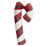 TARTAN LARGE CANDY CANE