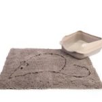 CAT LITTER MAT GREY 35X26