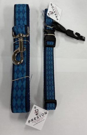852687793085 BLUE ARGYLE COLLAR