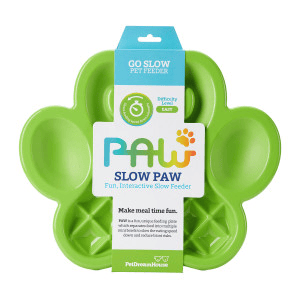 PAW SLOW FEEDER GREEN