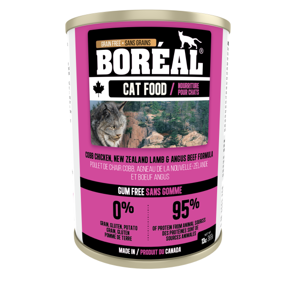 BOREAL CAT CANS CHICKEN & LAMB & BEEF 24/5.5OZ