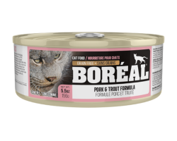 BOREAL CAT CANS PORK & TROUT 24/5.5OZ