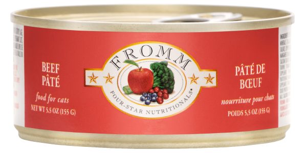 FROMM CAT BEEF PATE' 12/5.5 OZ
