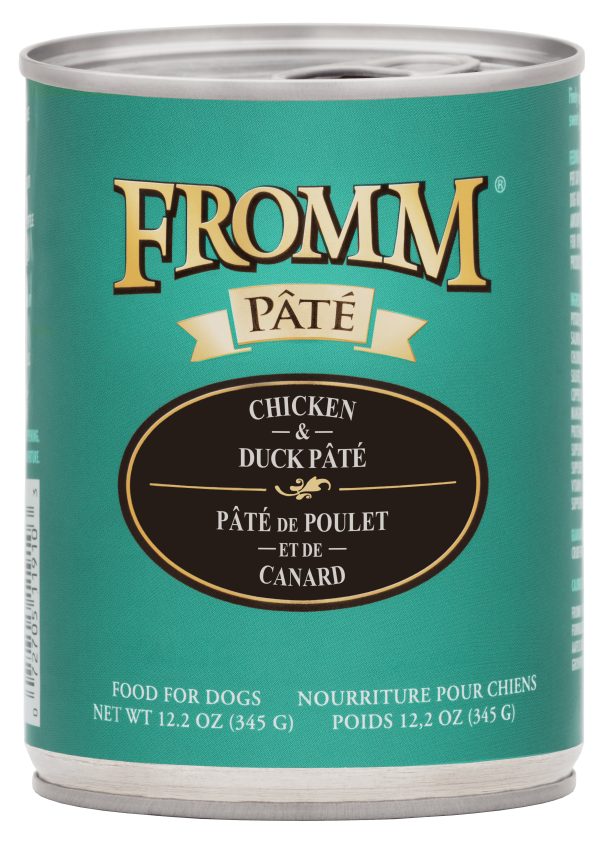 FROMM GF CHICKEN & DUCK PATE 12OZ DOG CANS