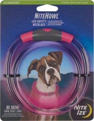 NITEHOWL PINK SAFETY NECKLACE