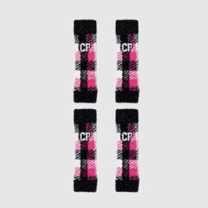 WORK IT WARMERS PINK PLAID