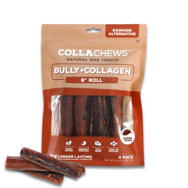6" COLLA ROLL BULLY 4PK