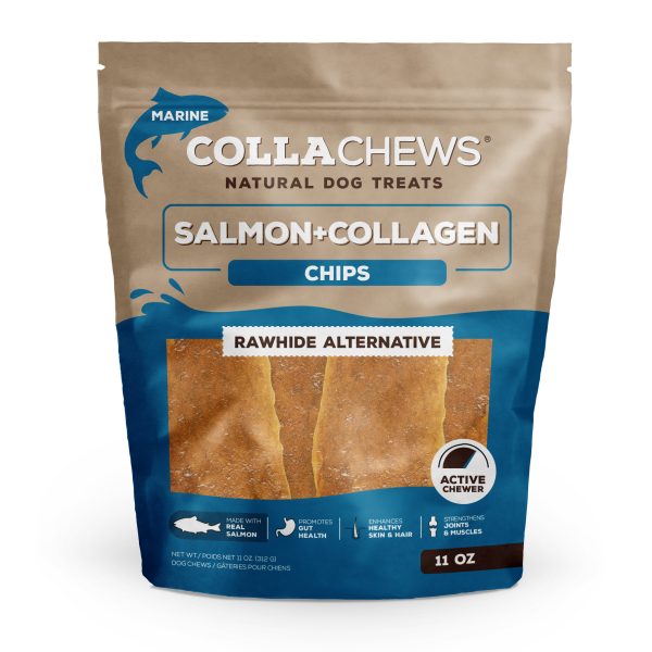 COLLA CHIPS SALMON 11OZ