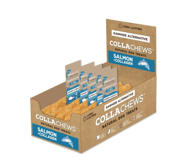 6" COLLA ROLL SALMON PDQ 30CT