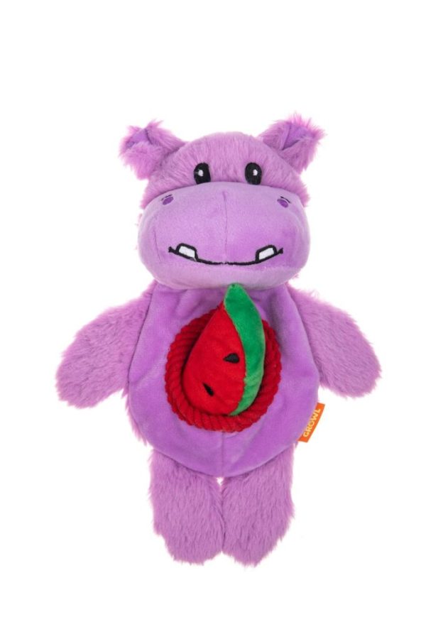 GRWL SNACKERZ HIPPO PURPLE