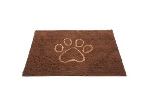 DIRTY DOG LARGE MAT MOCHA BROWN 35X26